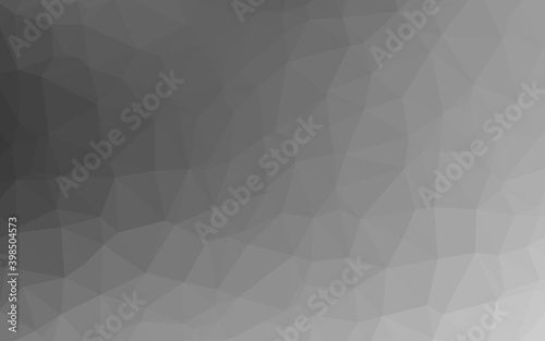 Fototapeta Naklejka Na Ścianę i Meble -  Light Silver, Gray vector polygonal pattern. A completely new color illustration in a vague style. Elegant pattern for a brand book.