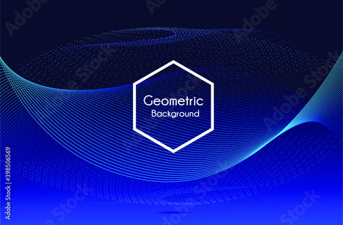 Minimal geometric background. Dynamic shape composition. EPS10 vector.