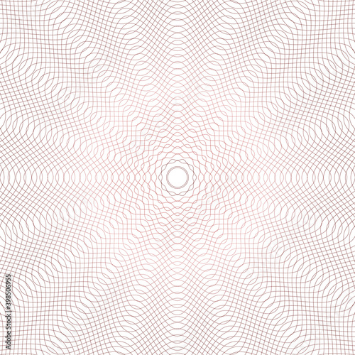 Vector Guilloche background for certificate or diploma and currency design