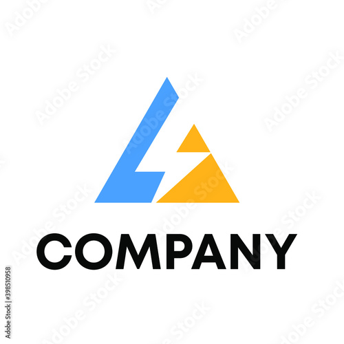 Free Download Lightning bolt logo  - GFXLoad