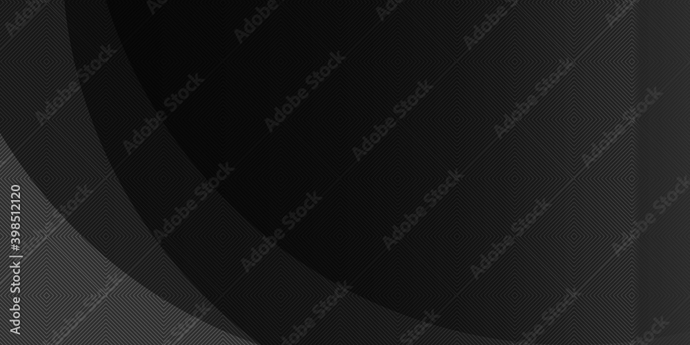 Fototapeta premium Abstract dynamic black with tribal style background design. Graphic design template