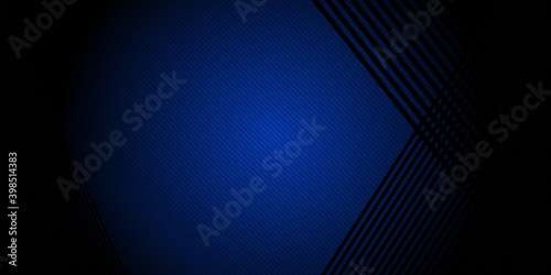 Blue geometric technological background. Template brochure and layout design
