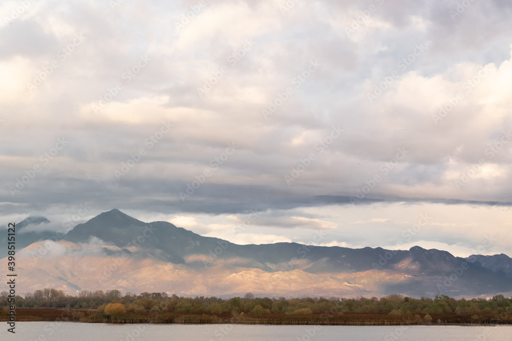 Obraz premium Scenic nature landscape, beautiful albanian nature