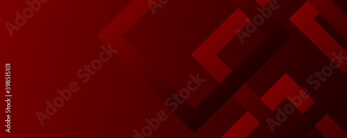Black red abstract background geometry shine and layer element vector for presentation design. Suit for business, corporate, institution, party, festive, seminar, and talks.
