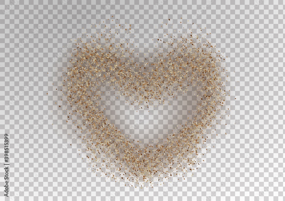 Cardiac signs of a realistic sand on a transparent background. Cardiac signs of a realistic sand on a transparent background.