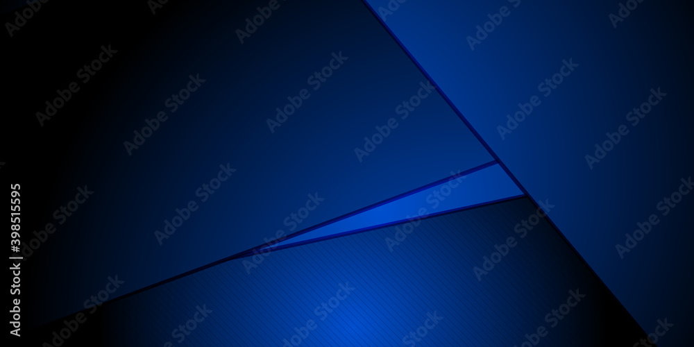 Modern simple dark blue black abstract business technology background with triangle shape element design