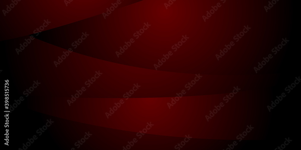 Fototapeta premium Modern dark red abstract business tech background with overlap wave element shapes