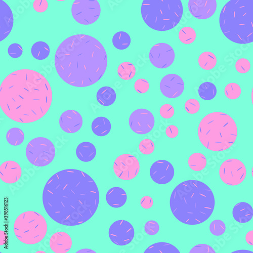 Abstract seamless pattern. Colorful vector background.