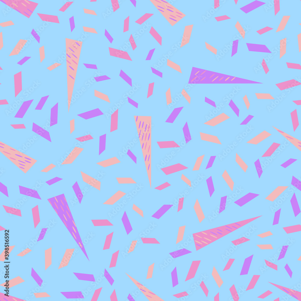 Seamless abstract geometric pattern. Beautiful for textile or paper print. Vector illustration. Cute repeating background. Seamless abstract geometric pattern. Beautiful for textile or paper print. Vector illustration. Cute repeating background.