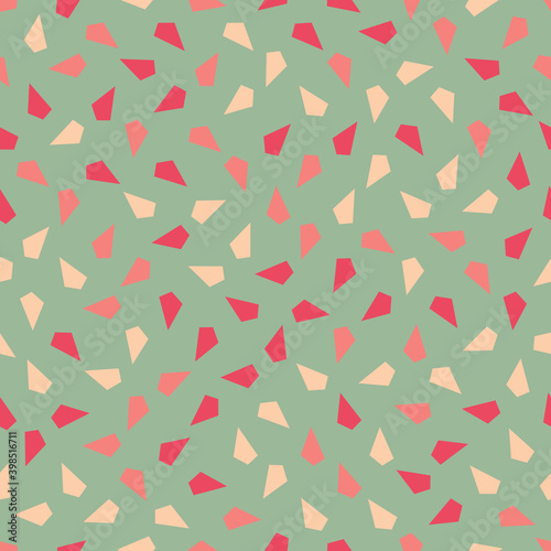 Seamless abstract geometric pattern. Beautiful for textile or paper print. Vector illustration. Cute repeating background.