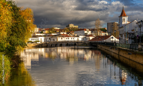 view of the historic city of  Tomar in central Portugal