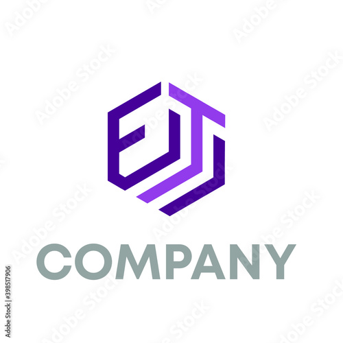 Slika na platnu letter ET logo