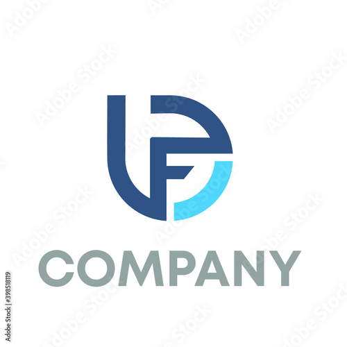 letter BF logo