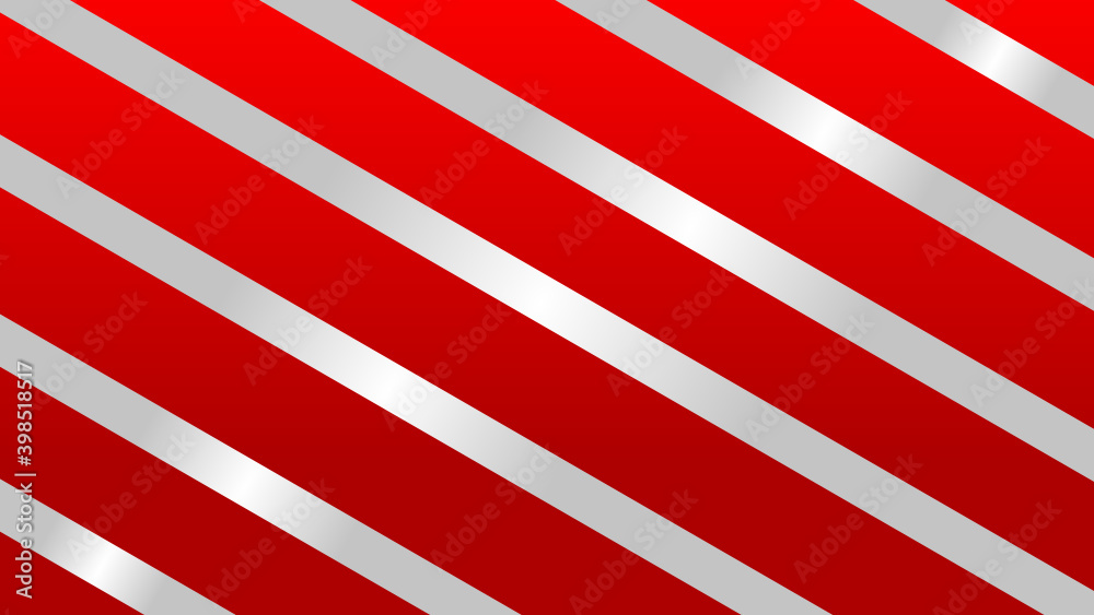 Fototapeta premium Premium HD SVG Vector Red and Bold White Silver Vertically Striped Gradient Holiday Season Background Christmas Wrap Wallpaper