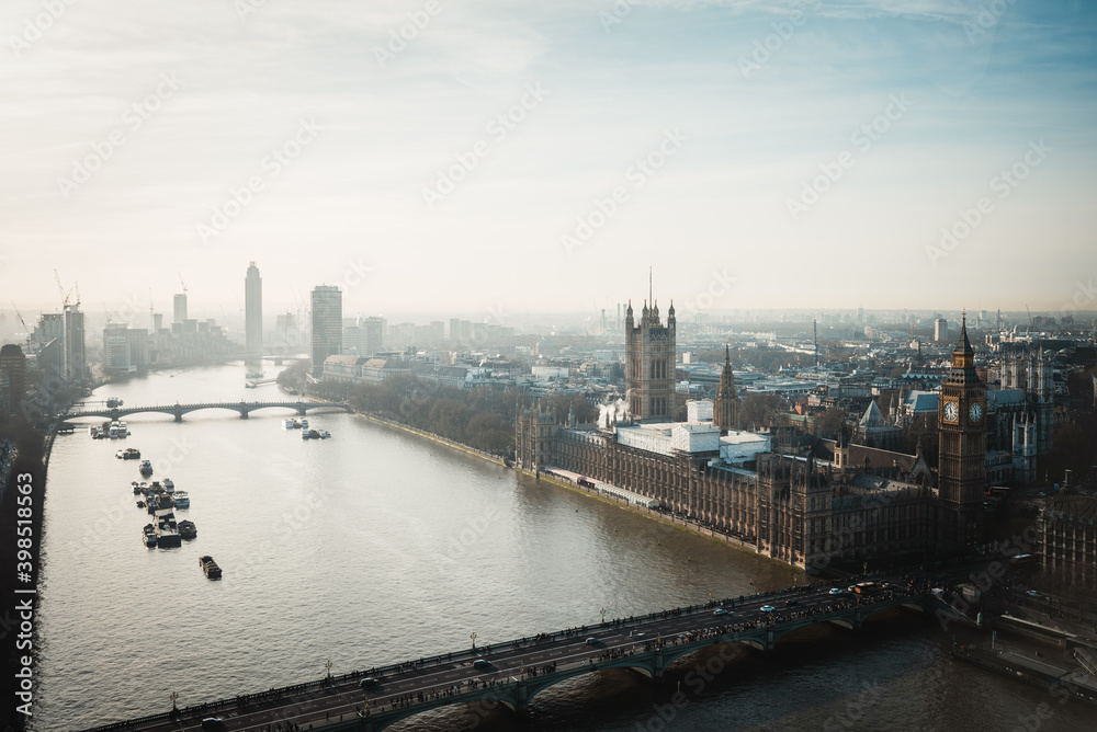 view from the thames