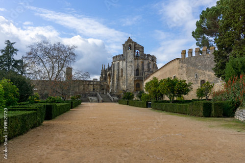the historic Convent of Christ in the city of Tomar in Portugal
