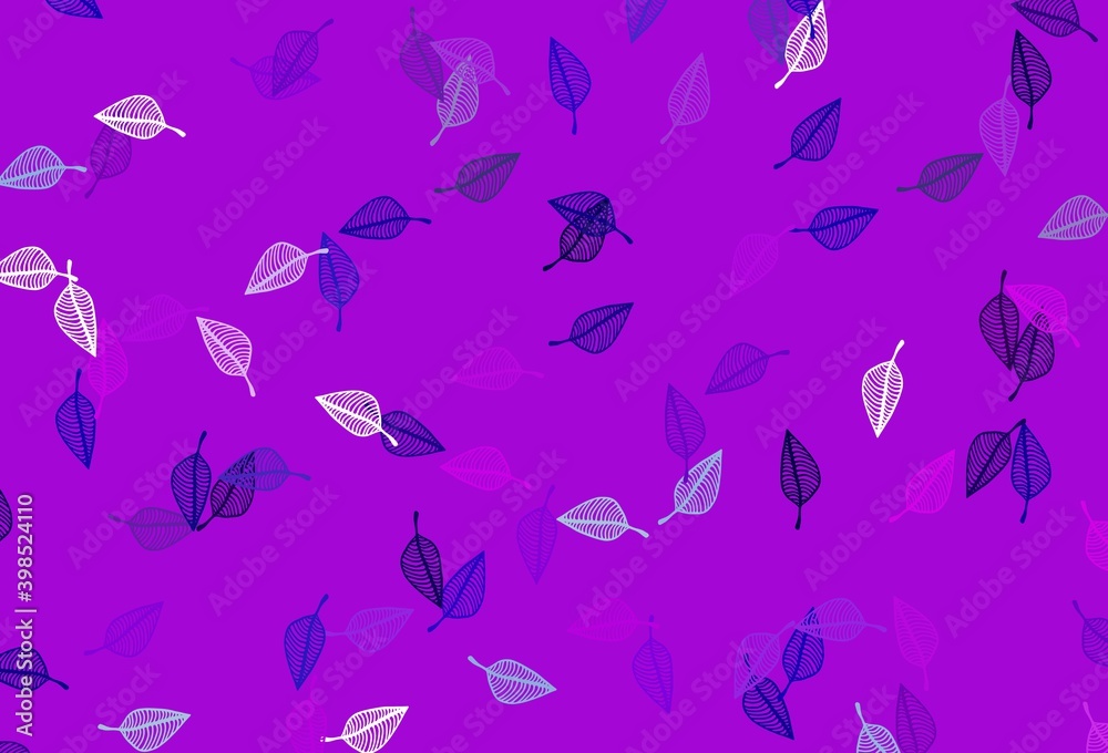 Fototapeta premium Light Pink, Blue vector doodle layout.