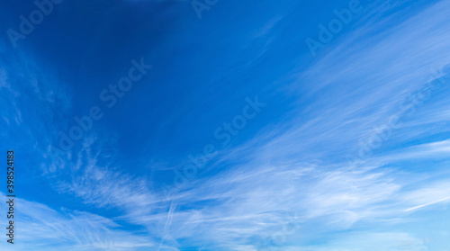 cloudscape  natural photo of the blue sky withwhite clouds. design element.