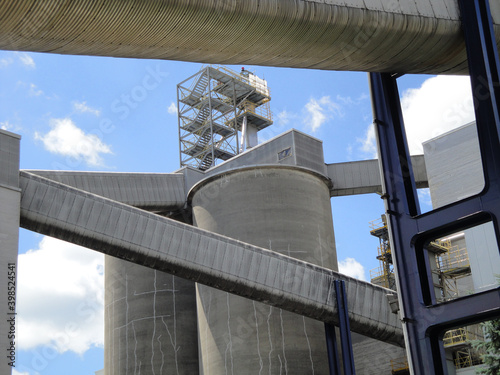 Silos of a sugar factory in Toronto, Cana photo