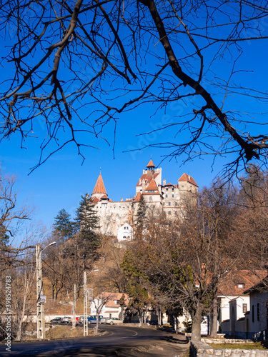 Obraz na płótnie Bran Castle - Home of Dracula in Transilvania, Romania w salonie