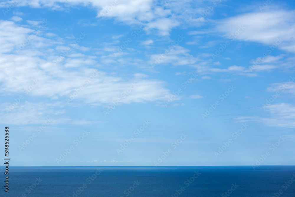 Blue sky with white clouds