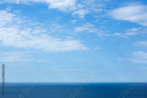 Blue sky with white clouds