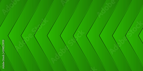 Dark green black tech metal abstract background for wide banner with arrow shape