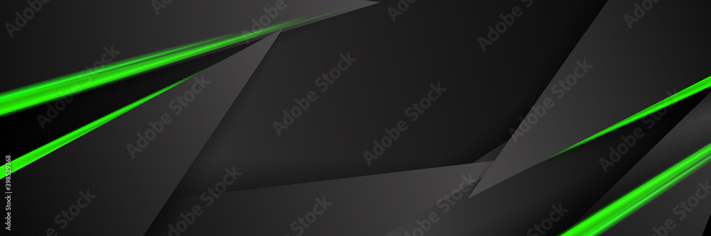 Grey, green and black tech corporate background Grey, green and black tech corporate background