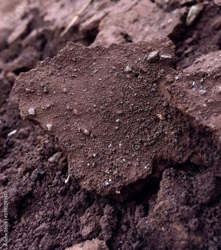 red soil texture photo