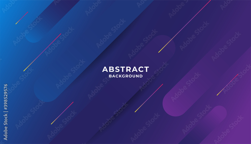 Minimal geometric background. Dynamic shapes composition full color. Eps10 vector.