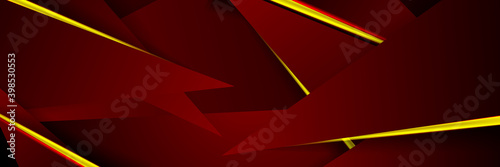 Red yellow orange abstract triangle background for e-sport and game