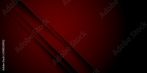 Abstract lines pattern technology on red gradients background. 