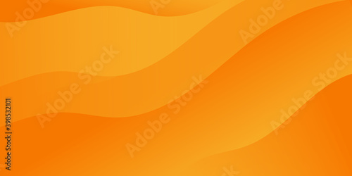 Modern orange yellow wave abstract business presentation background