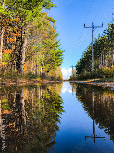 infinite reflection on water