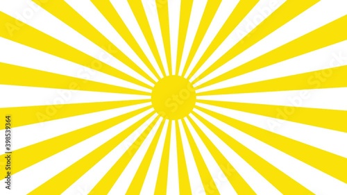 yellow-white background for comics. the sun on a white background. the sun's rays extend from the center to the edge.