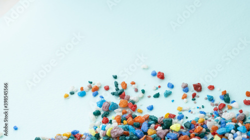 mock up background. empty space for your text. Colored stones. background small stones
