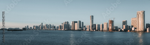 city skyline panorama miami florida United States 