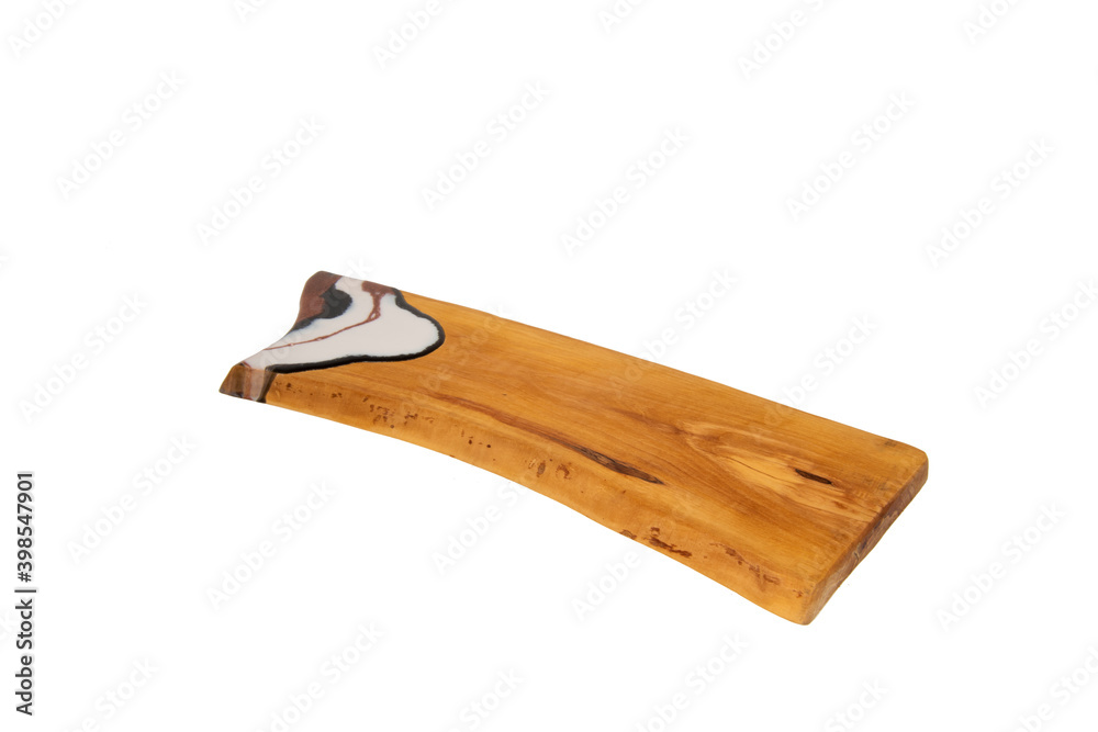 wooden cutting board on white isolated wooden cutting board on white isolated