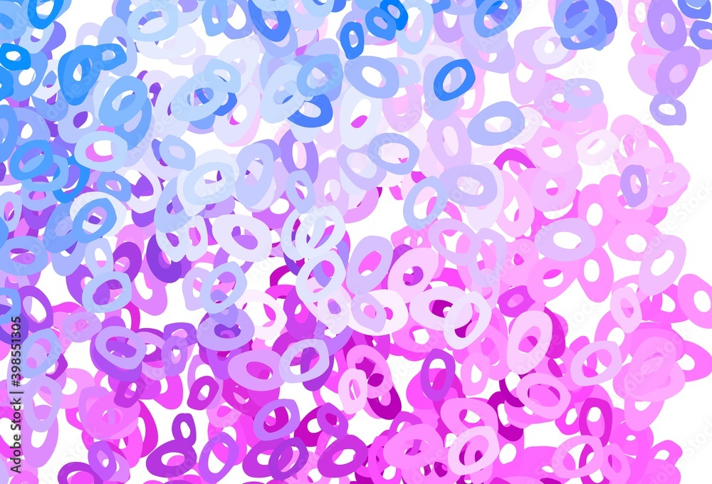 Light Pink, Blue vector backdrop with dots. Light Pink, Blue vector backdrop with dots.