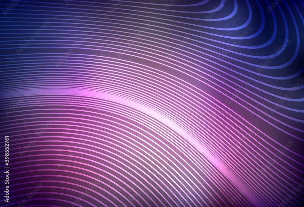 Dark Purple vector background with wry lines. Dark Purple vector background with wry lines.