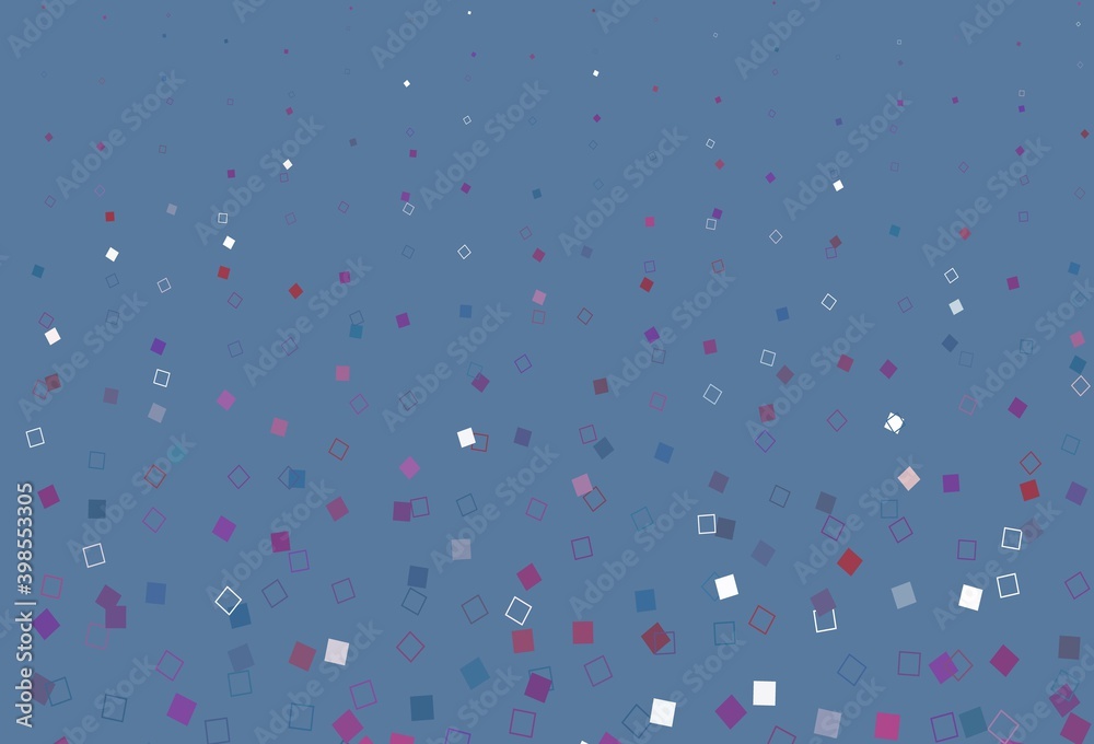 Light Blue, Red vector template with square style. Light Blue, Red vector template with square style.