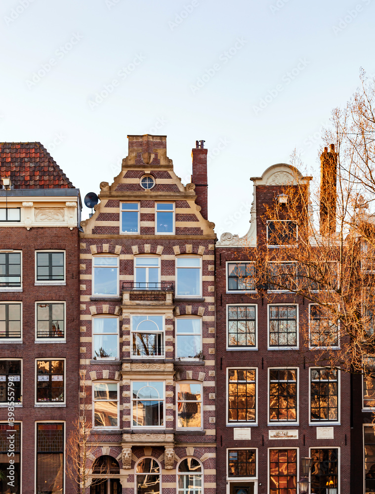 old houses in the Amsterdam