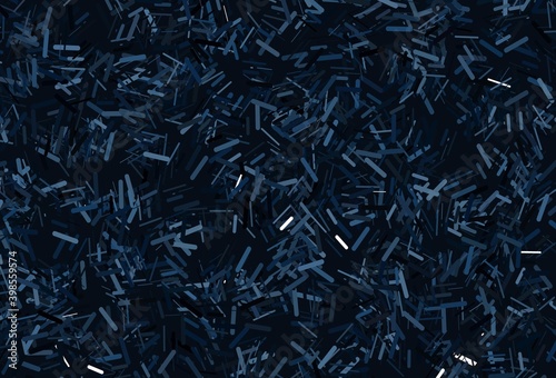 Dark blue vector backdrop with long lines.