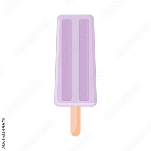 ice cream with a purple color