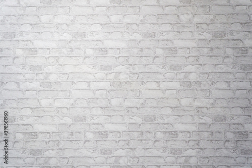 Loft brick gray wall, interior background texture