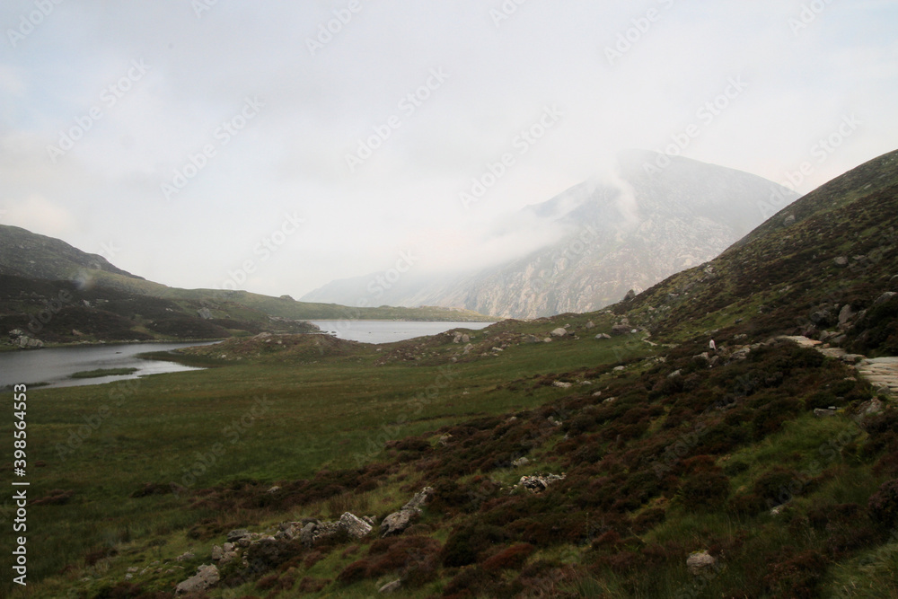 A view of the North Wales Countryside near Lake Ogwen A view of the North Wales Countryside near Lake Ogwen
