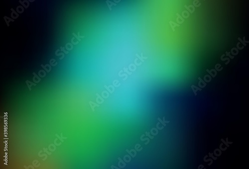 Dark Blue, Yellow vector blurred background.