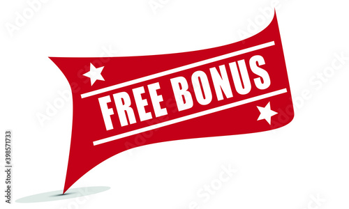 RED BANNER FLAG FREE BONUS WITH STARS