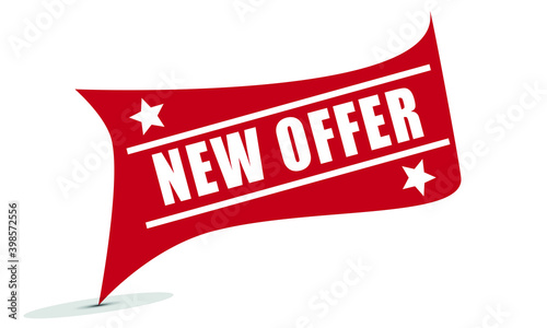 RED BANNER FLAG NEW OFFER WITH STARS