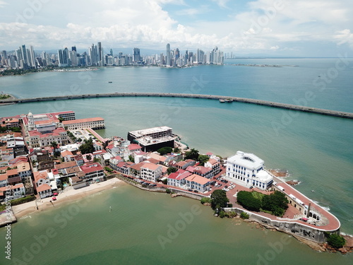 Foto aerea Casco Viejo Panama 